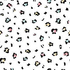 Seamless leopard pattern print
