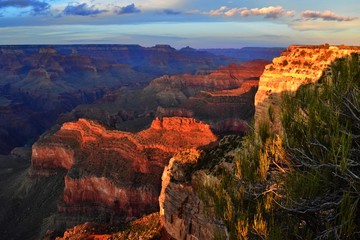 Grand Canyon at sunset 