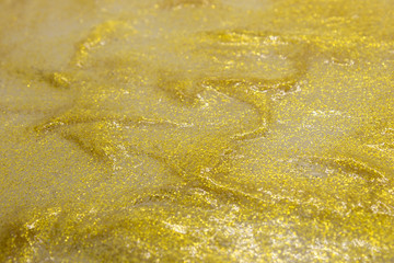 This is a photograph of Gold Glitter background