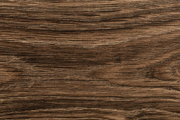 Close-up of dark chestnut laminate floor covering