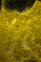 This is a Gold Glitter background