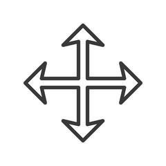 Mouse Cursor Move Icon Vector