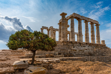 poseidons temple in greece