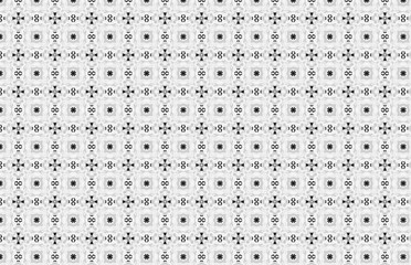 black and white ornate kaleidoscopic pattern 