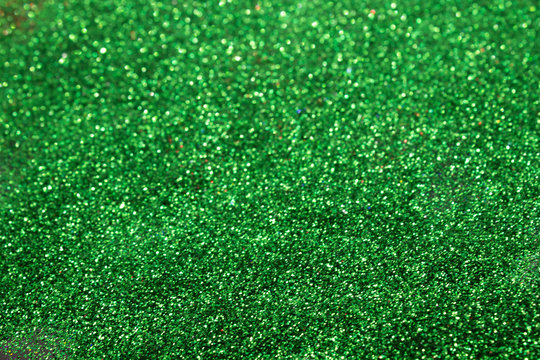 This is a Green Glitter Background