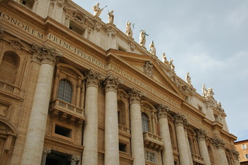 Fototapeta na wymiar Saint Peter’s Basilica, Vatican, Rome