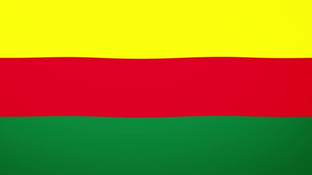 Rojava flag composition. In and out transition with alpha background