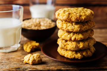 Pumpkin oatmeal cookies