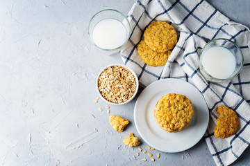 Pumpkin oatmeal cookies