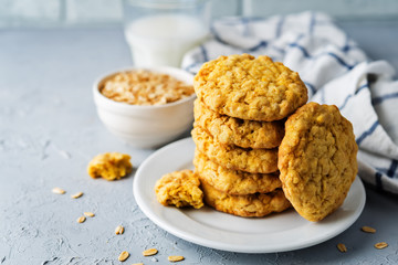Pumpkin oatmeal cookies
