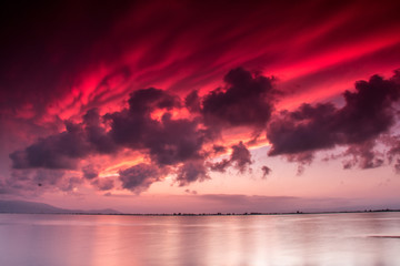 Obraz premium Cielo Rojo