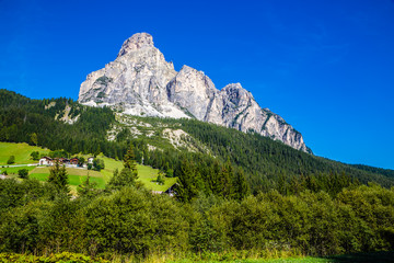 Fototapeta na wymiar Corvara - South Tyrol, Trentino-Alto Adige, Italy