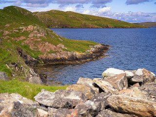 Fototapeta na wymiar Landschaft Shetlands
