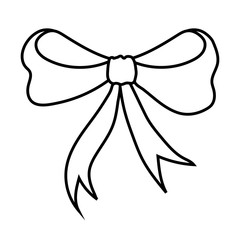 happy merry christmas decorative bow icon