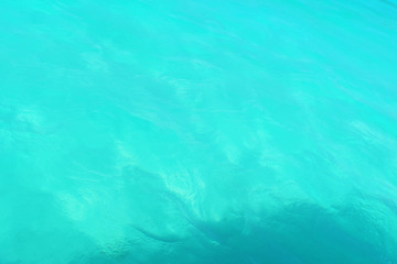 Fototapeta na wymiar Blue and turquoise water background