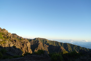 Sunrise in the mountains
