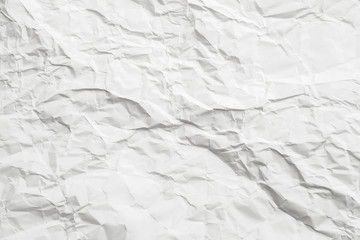 Fototapeta premium White wrinkled paper sheet. Chalk rock surface effect. Abstract decorative layer. Empty space.