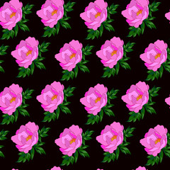 seamless pattern with colors of pions