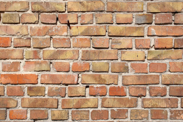 brick, wall, red, texture, old, pattern, cement, architecture, brickwall, building, bricks, construction, surface, backgrounds