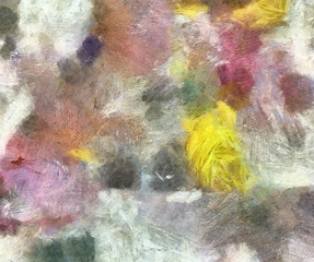 Abstract grunge texture background. Stock abstraction art on canvas. Realistic beauty digital painting. Amazing simple design pattern for backdrop. Macro template in oil. Splashes of paint.