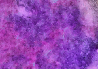 Detailed close-up grunge clouds abstract background. Dry brush strokes hand drawn oil painting on canvas texture. Creative simple pattern for graphic work, web design or wallpaper. Chaotic splashes.