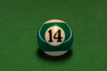 Pool ball 14
