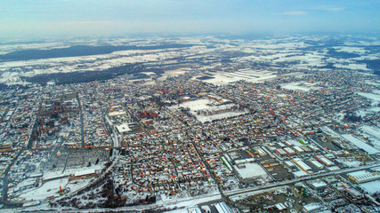 Beautiful winter in Bjelovar, Bjelovar Bilogora County, Croatia