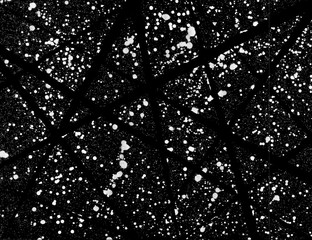 White dots and lines forming pattern