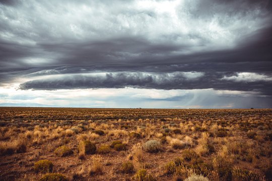 Scenic view of prairies of Colorado, United States, USA