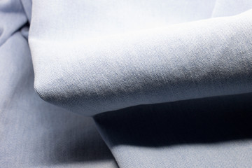 This is a photograph of light Blue denim background
