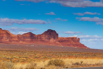 Monument Valley on a sunny day
