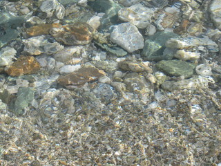 stones in water