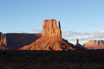 Monument Valley on a sunny day