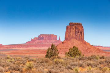 Monument Valley on a sunny day