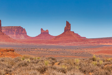Monument Valley on a sunny day