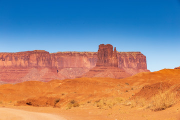 Monument Valley on a sunny day