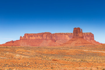 Monument Valley on a sunny day