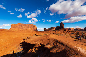 Monument Valley on a sunny day