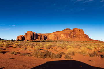 Monument Valley on a sunny day