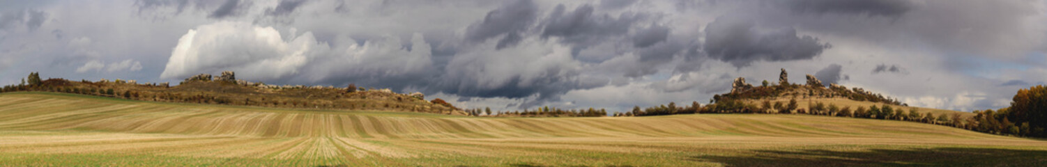 Panorama Teufelsmauer am Harz