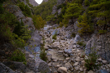 Gölnuk canyon in turkey near kemer