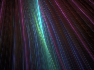 Fototapeta premium Abstract Design, Digital Illustration - Rays of Light, Parallel Lines with Alternating Colors, Minimal Background Graphic Resource, Bands of Color, Soft Gradients, Beams of colored light.