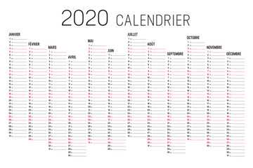 Calendrier Corrida 2023 101,892 Vecteur Wall Murals - Canvas Prints - Stickers | Wallsheaven