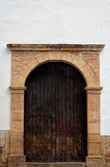 old door of church