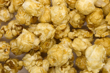 This is a photograph of Sweet Caramel popcorn