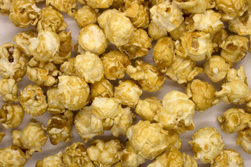 This is a photograph of Sweet Caramel popcorn
