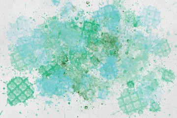 watercolor on white background.The colorful splashing in the paper. texture abstract color background