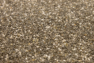 This is a photograph of Chia Seeds