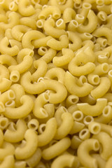 This is a photograph of Macaroni pasta