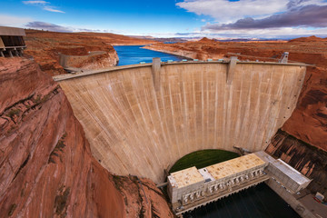 A dam on the Colorado river